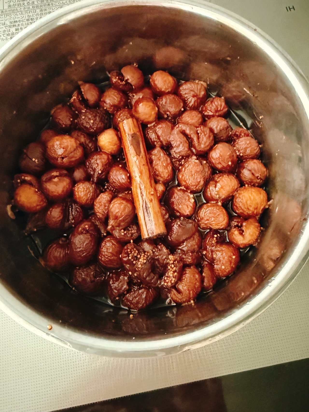 いちじくの赤ワイン煮